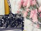 Dior Book Tote-小號36.5cm-深藍椰樹