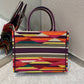 Dior Book Tote-小號36.5cm-彩色條紋