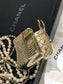 Chanel 珍珠鏈條金屬小包