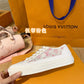 LV鞋-LV Charlie 2022春 低筒 粉色