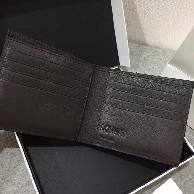 Loewe 男款對折短夾