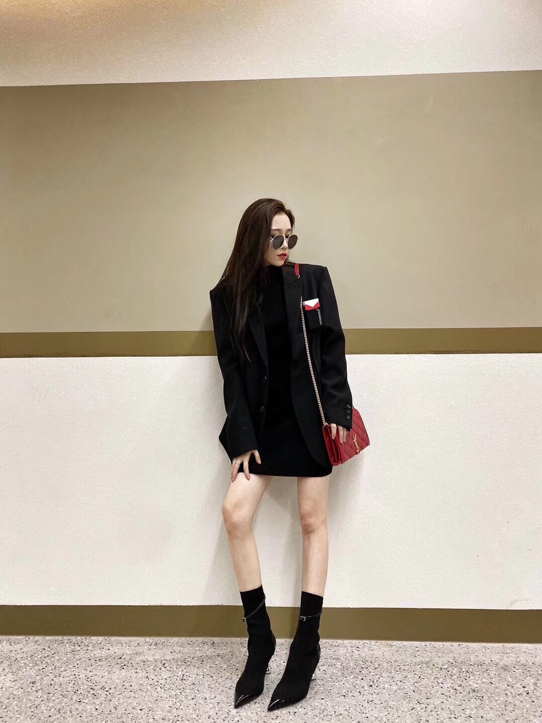 聖Y羅-Becky菱形絎縫小羊皮鏈條包