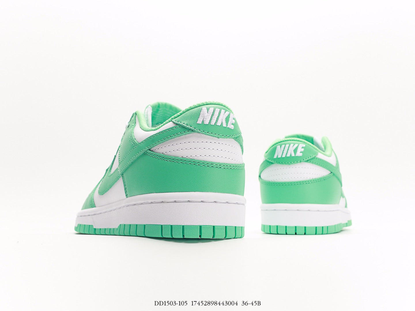 N1KE-WMNS SB Dunk LowWhiteGreen Glow