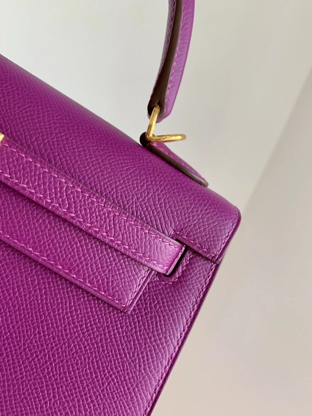 Hermes-Kelly 25-P9海葵紫-Epsom-金扣
