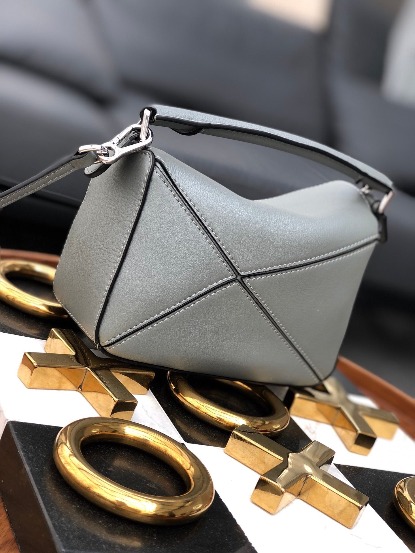 羅L威-2020春季新品 Puzzle bag mini 小牛皮