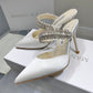 Manolo Blahnik-尖頭水鑽 高跟鞋 細跟鞋