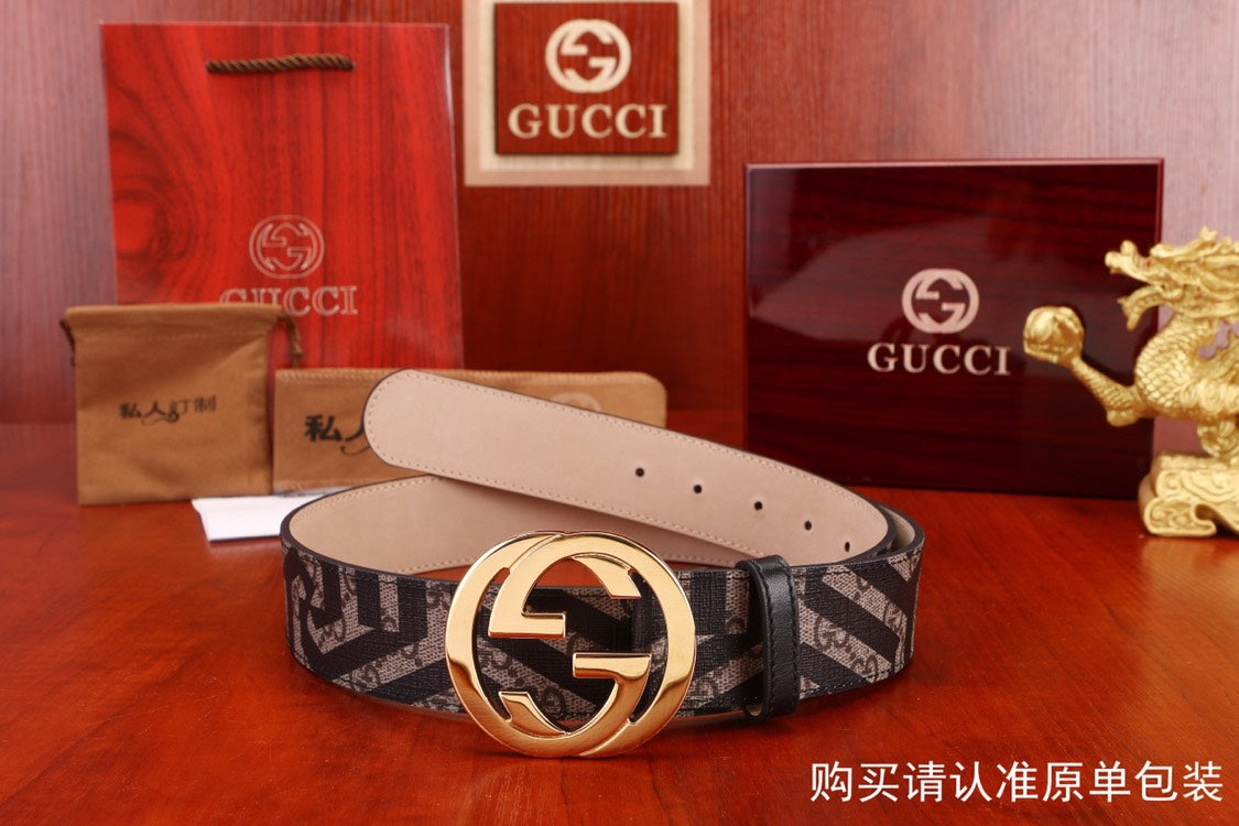 古G家-皮帶-3.8cm-男款