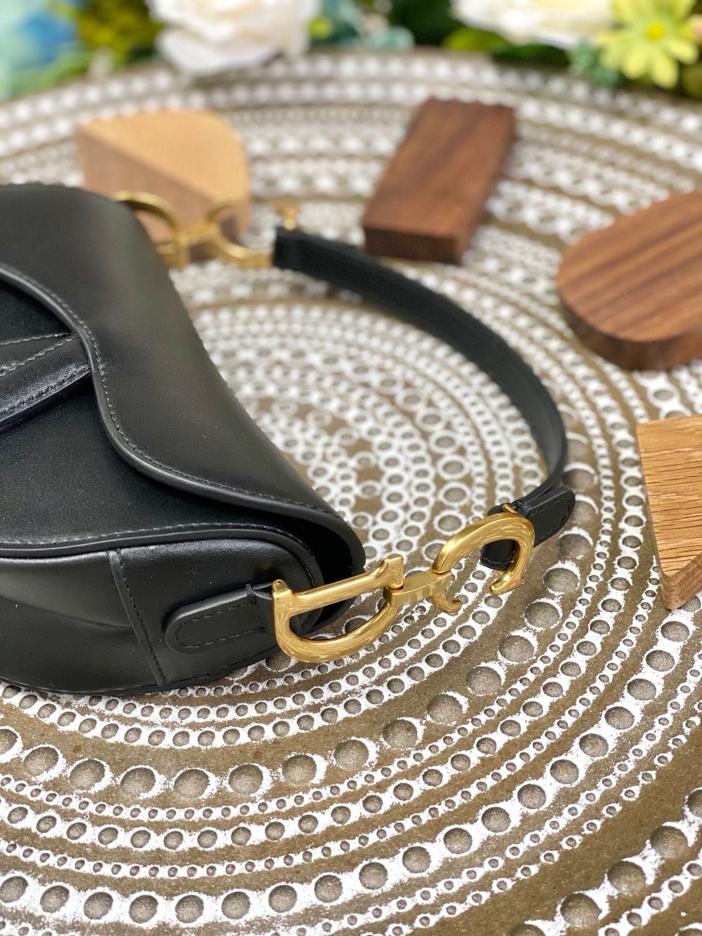 Dior Saddle 馬鞍包-平紋-小號黑色-19.5cm