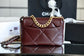 Chanel 19Bag-小號深棗紅