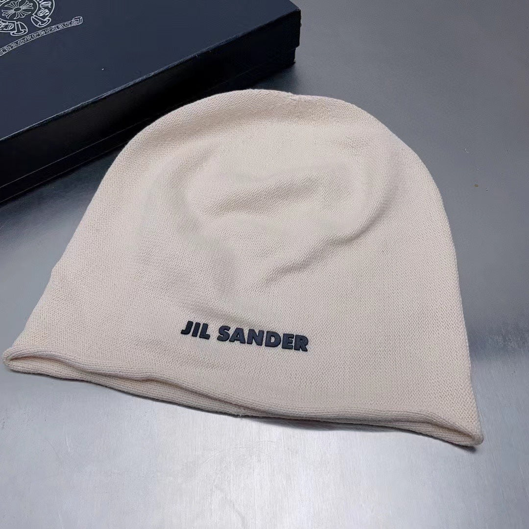 JIL SANDER-針織堆堆帽