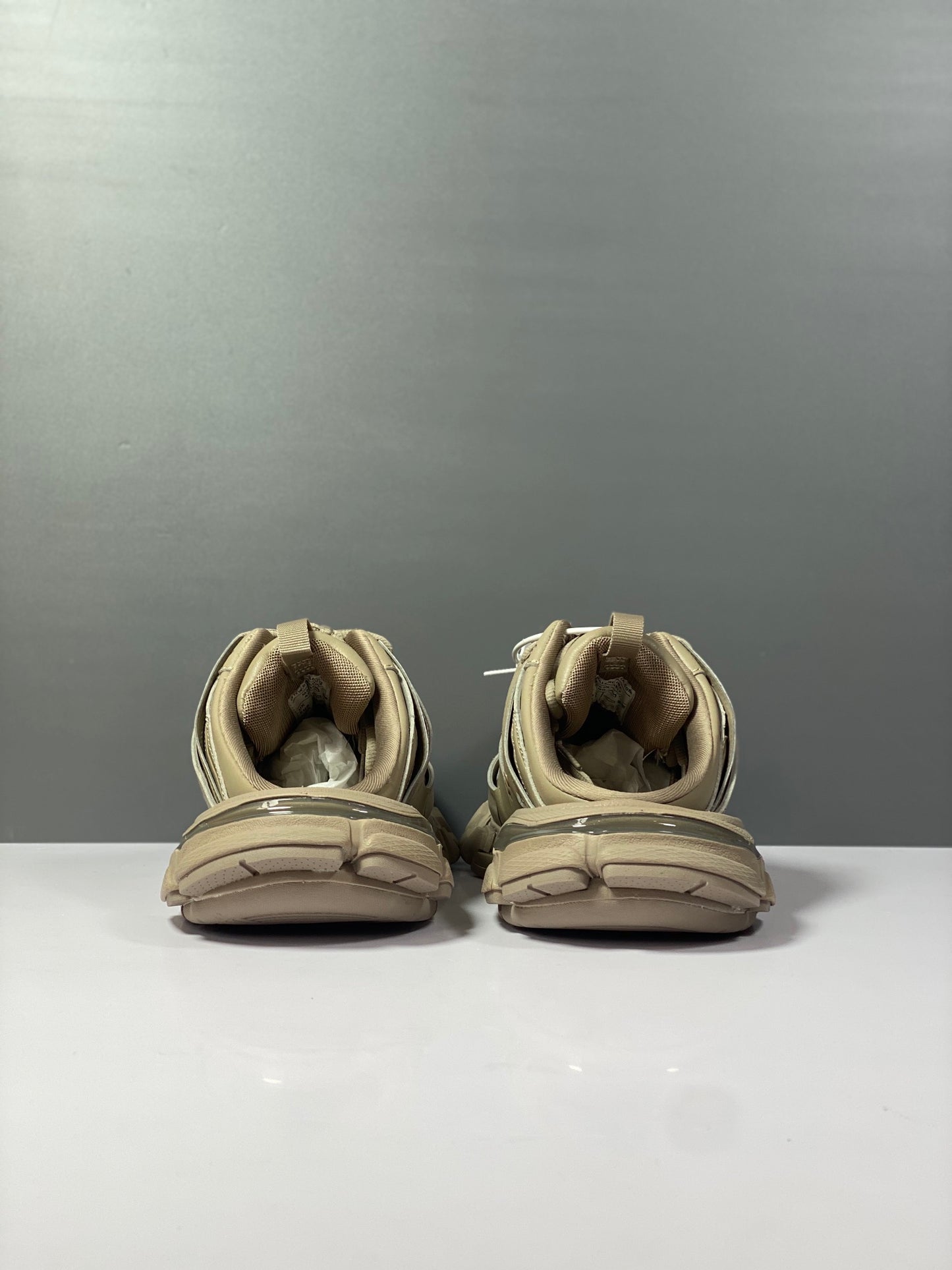 巴黎世-情侶款-3.0 半拖 Sneaker Tess s.Gomma MAILLE WHITEORANGE