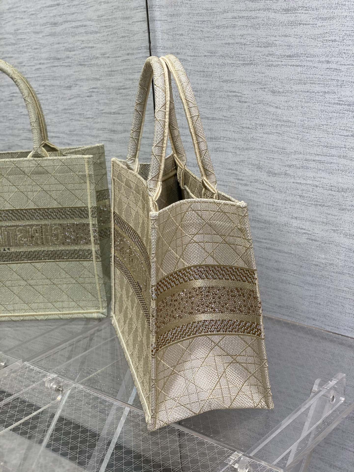 迪D家 Book Tote-中號36.5cm-刺繡