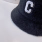 賽C家-毛毛絨漁夫帽 黑色