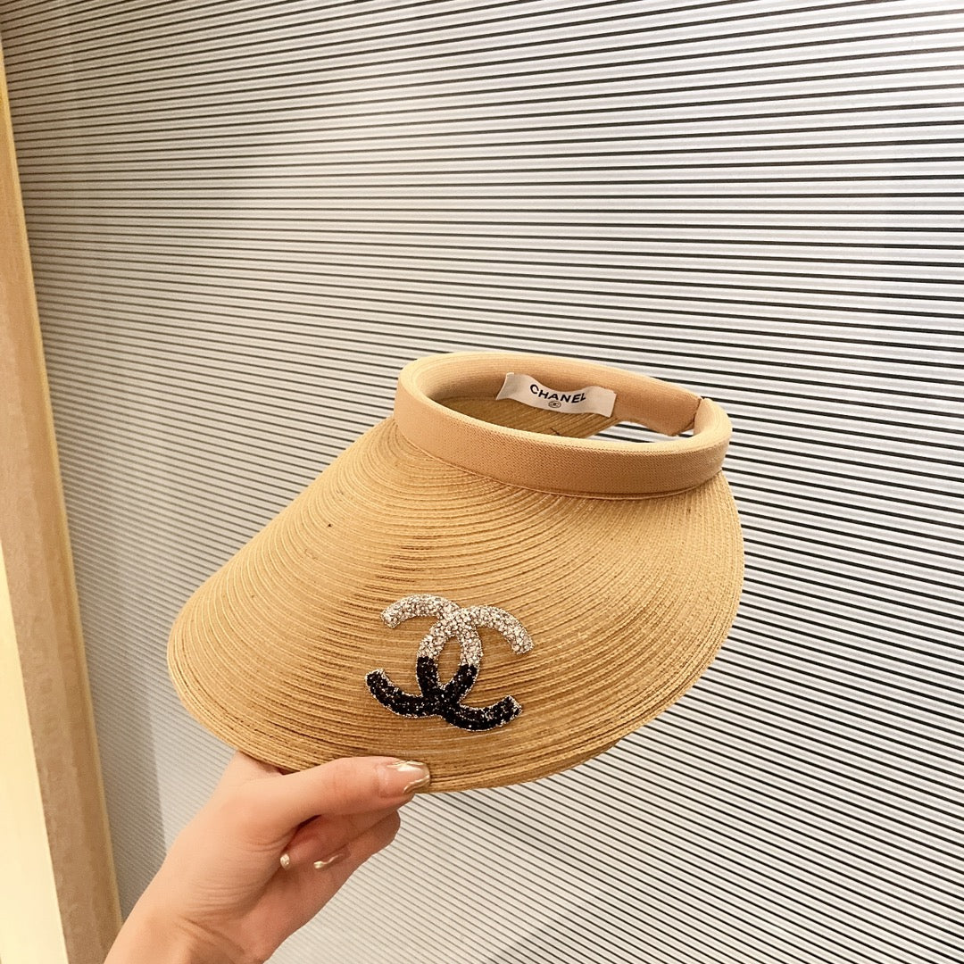 小香家-亮片LOGO遮陽帽