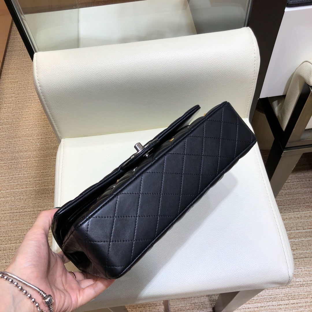 小香家-經典菱格18新系列 CF包 銀鍊 25cm