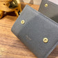 Celine STRAP 小號粒面三折短夾