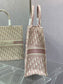 Dior Book Tote-大號41.5cm-粉色老花
