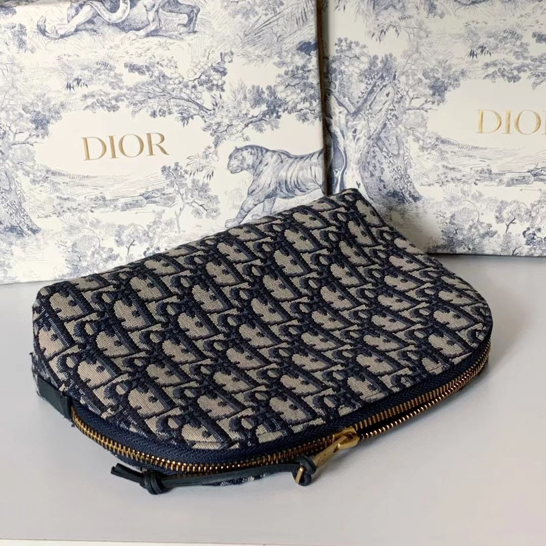 Dior 老花化妝包大號