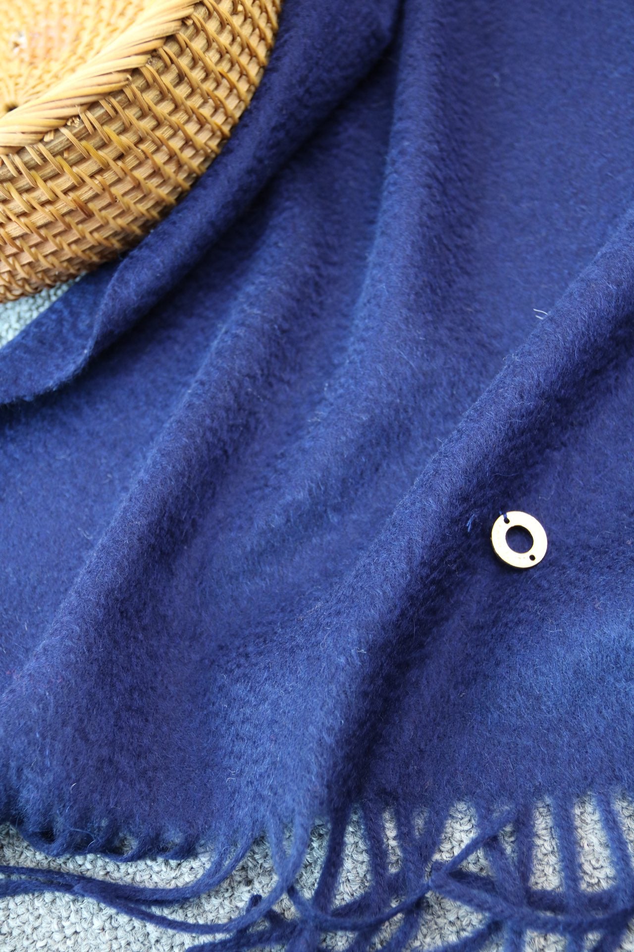 L-Piana-水波紋羊絨圍巾-100%山羊絨 30*180cm