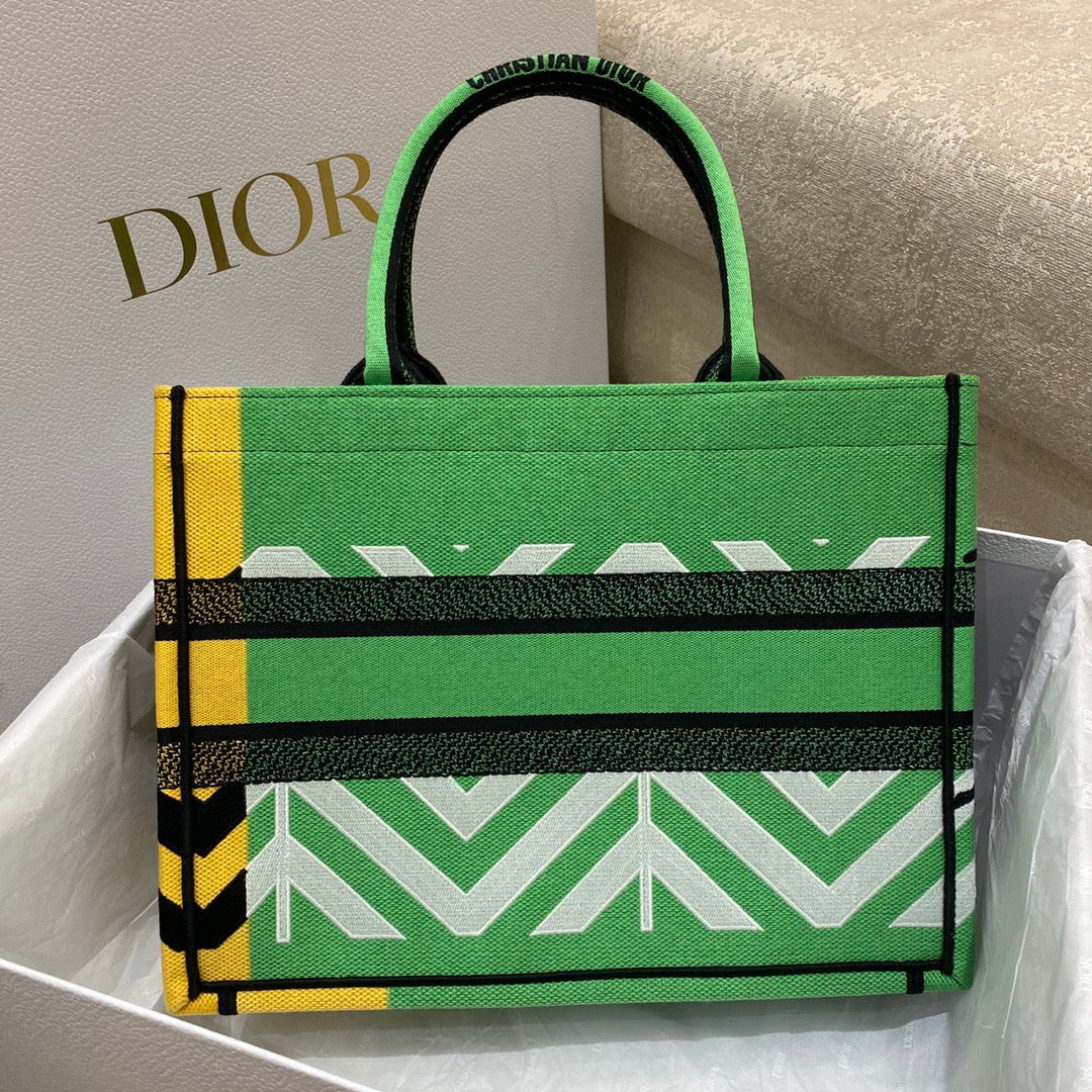迪D家 Book Tote-中號36.5cm-彩色叢林系列