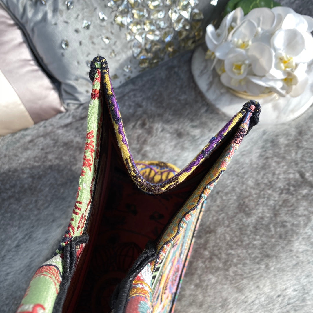 Dior Book Tote-大號41.5cm-多色花朵