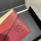Loewe Plain Card Holder 多色拼接皮革卡包