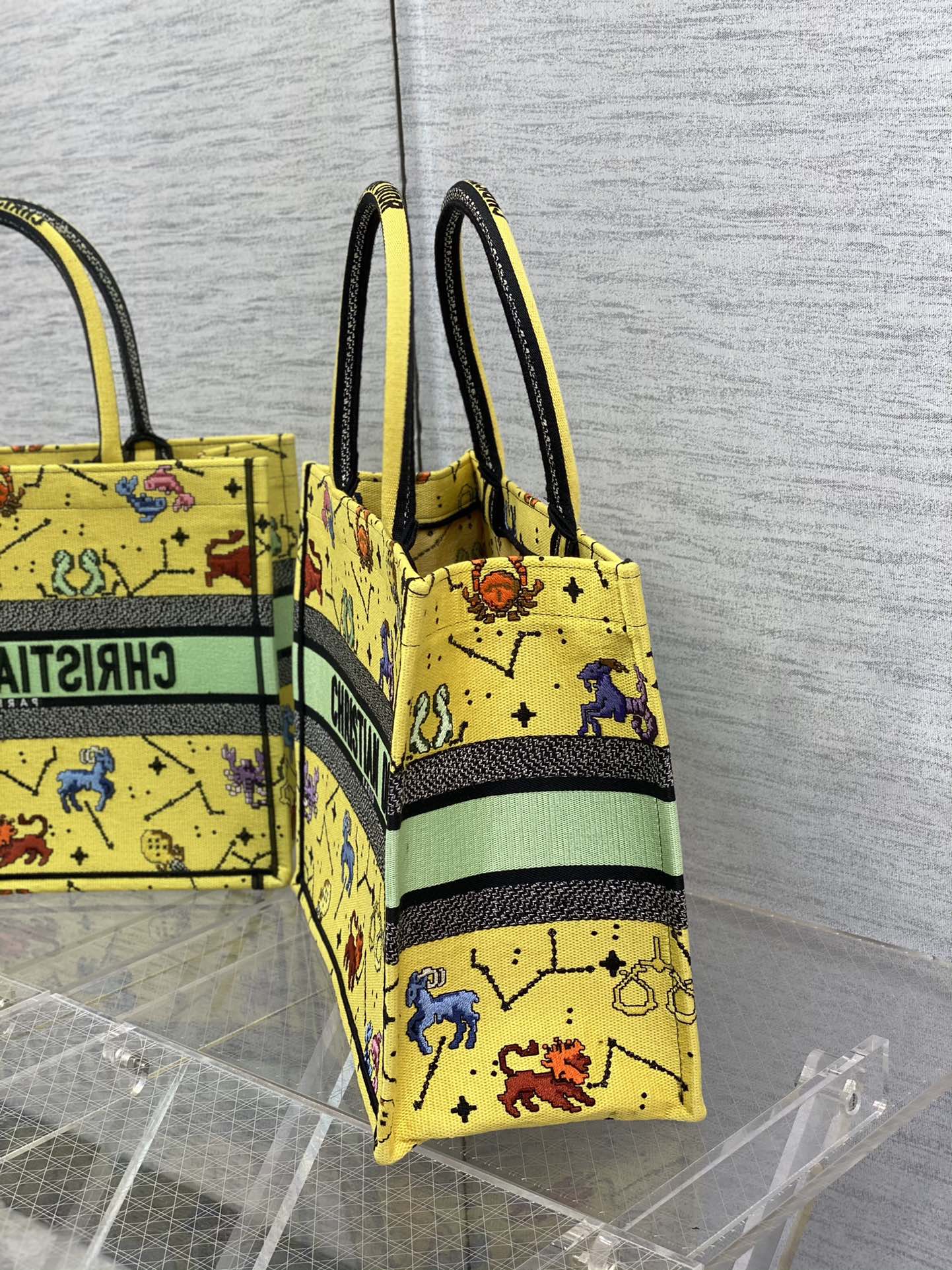 迪D家 Book Tote-中號36.5cm-七夕情人節限定 黃色