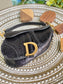 Dior Saddle 馬鞍包-蛇皮-小號黑色-19.5cm