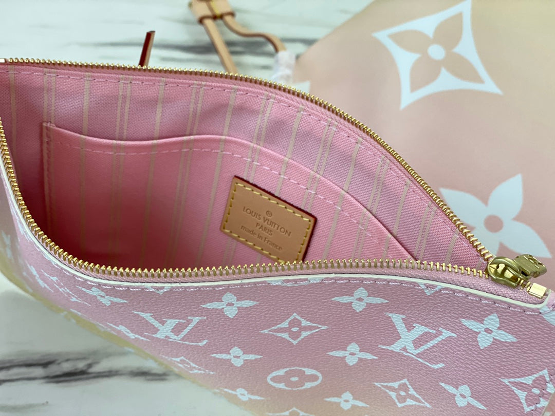 M45680 路L家-Neverfull ote 包 手袋 中號 淺粉色
