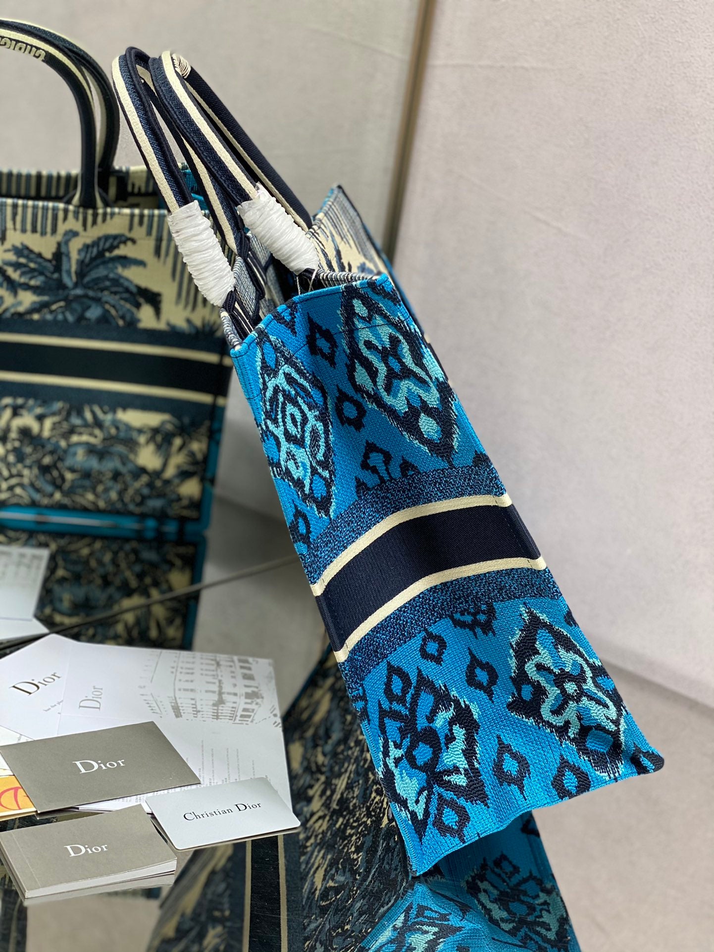 Dior Book Tote-大號41.5cm-夏日椰林