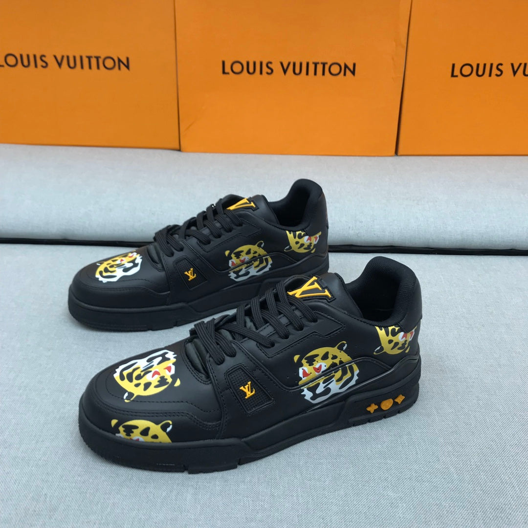 Lou-TRAINER 板鞋 休閒鞋 黑色