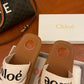 Chloe鞋-Chloe Woody Logo 厚底拖鞋