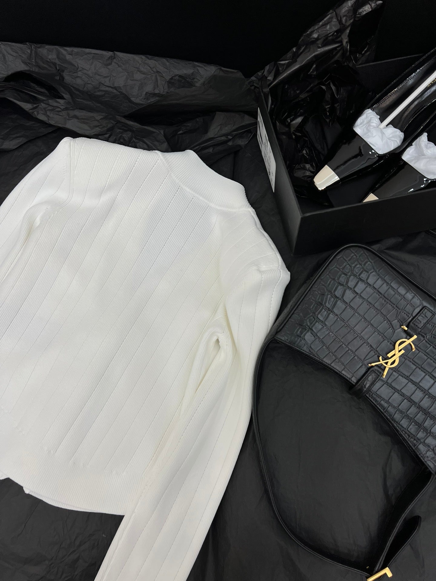 Balmain-22FW墊肩款針織開衫