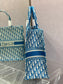 Dior Book Tote-大號41.5cm-淺藍老花