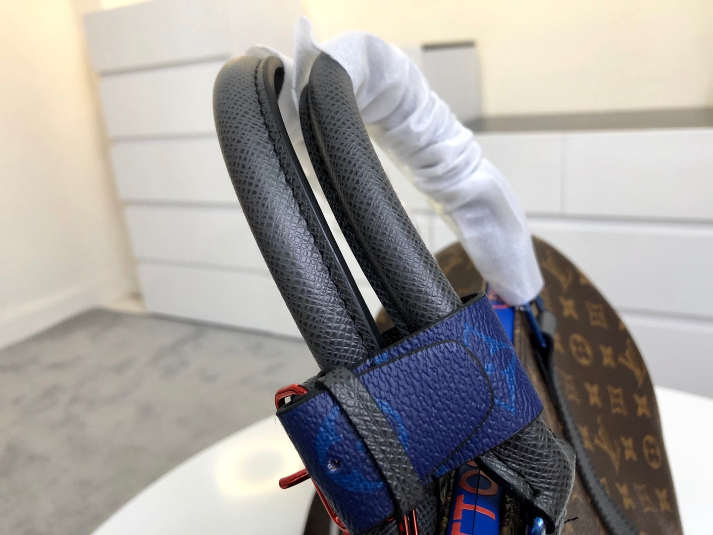 Lou-經典Keepall 45 旅行袋 波士頓包 老花咖色