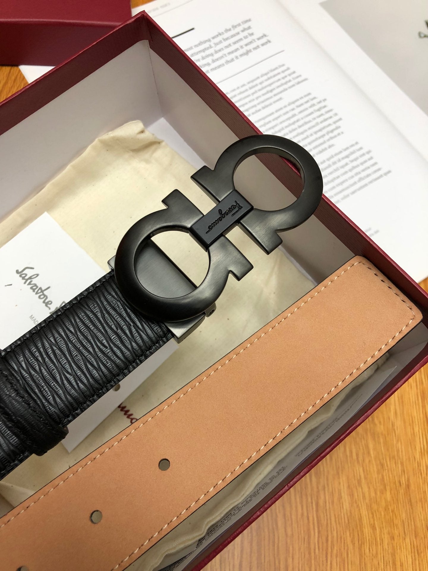 SF菲拉格-皮帶-3.4cm-男款