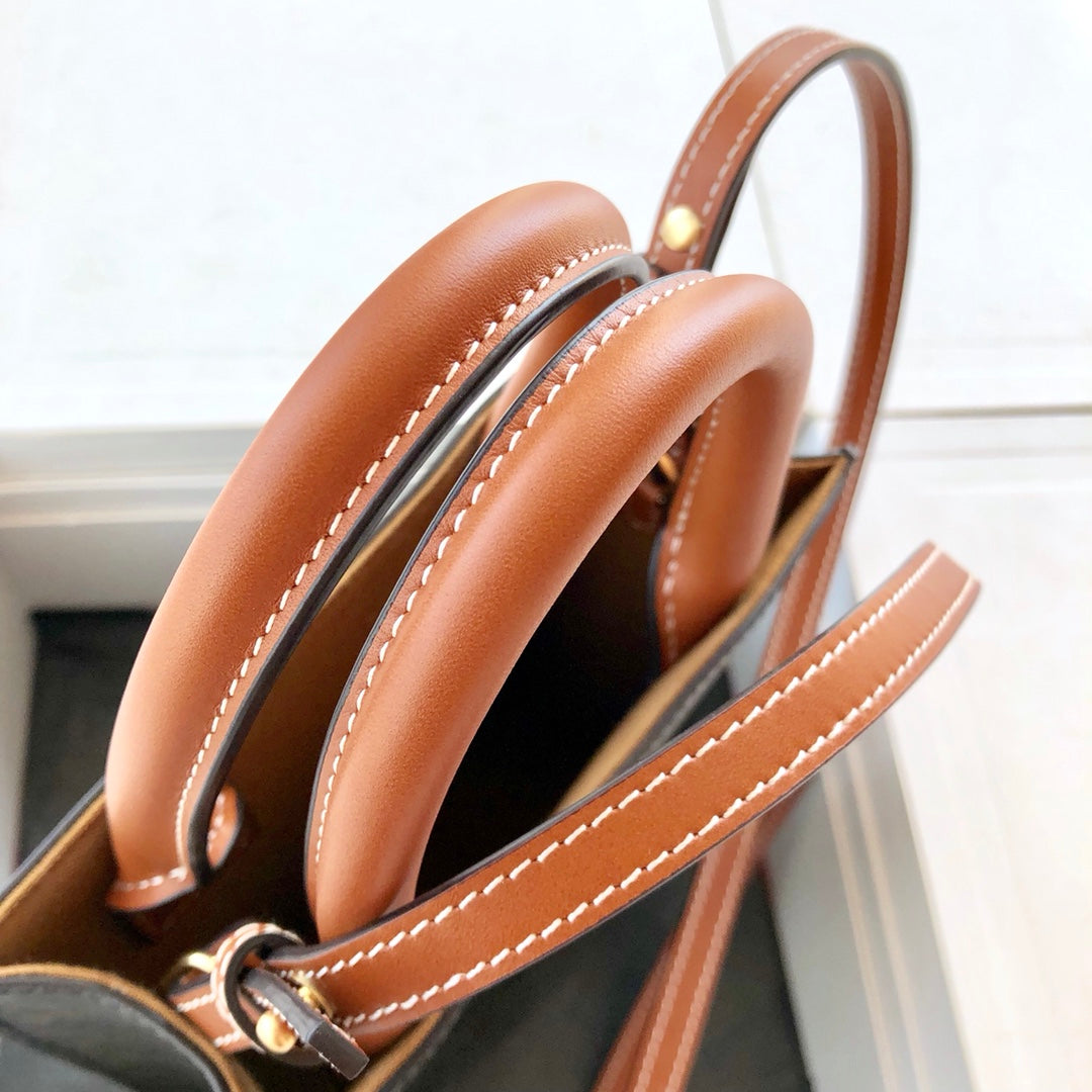 熱銷款 Celine Mini Cabas 棕色老花