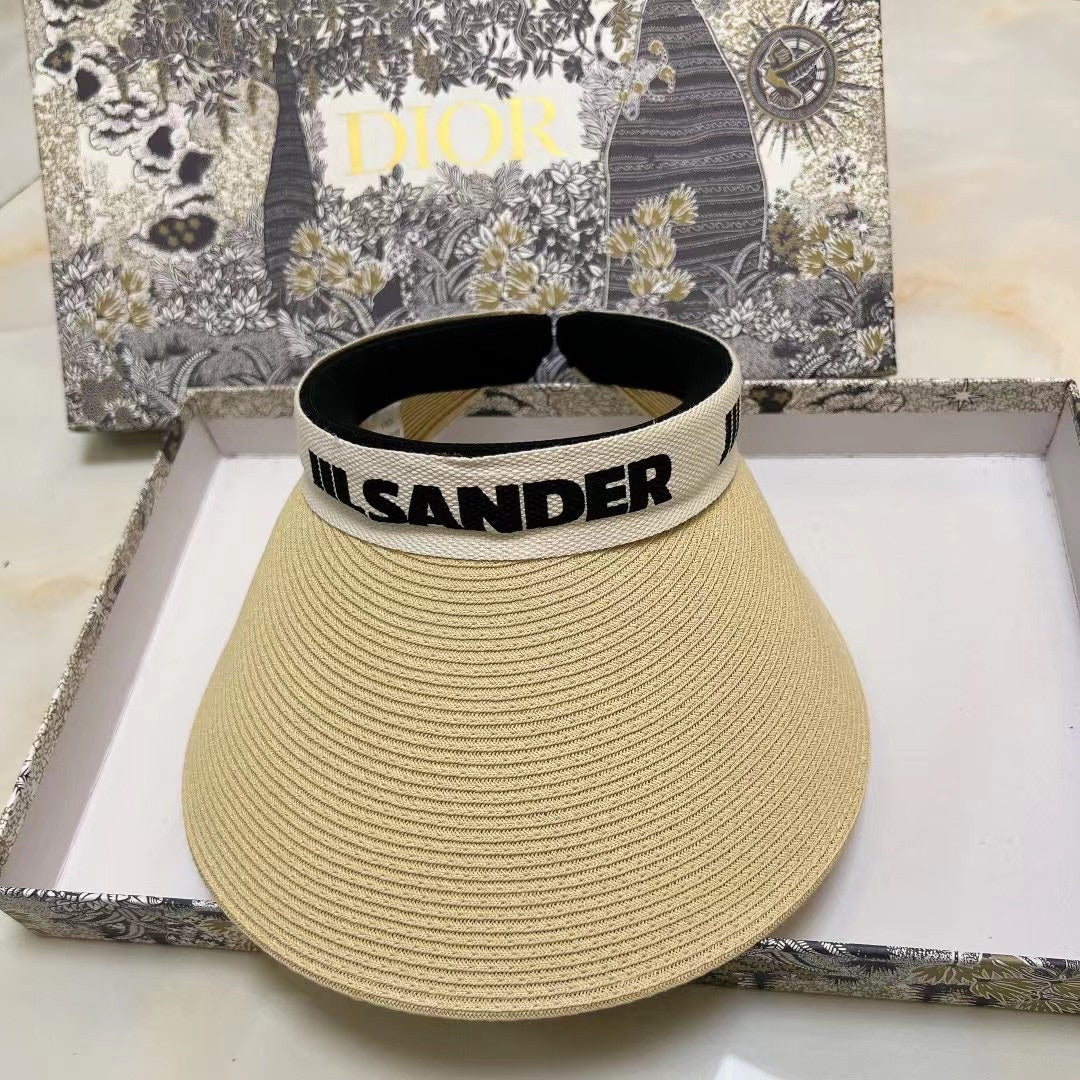 JIL SANDER 空頂遮陽帽