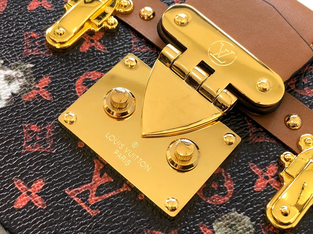 M44407 路L家-2019早春系列 Petite Malle手袋 咖色