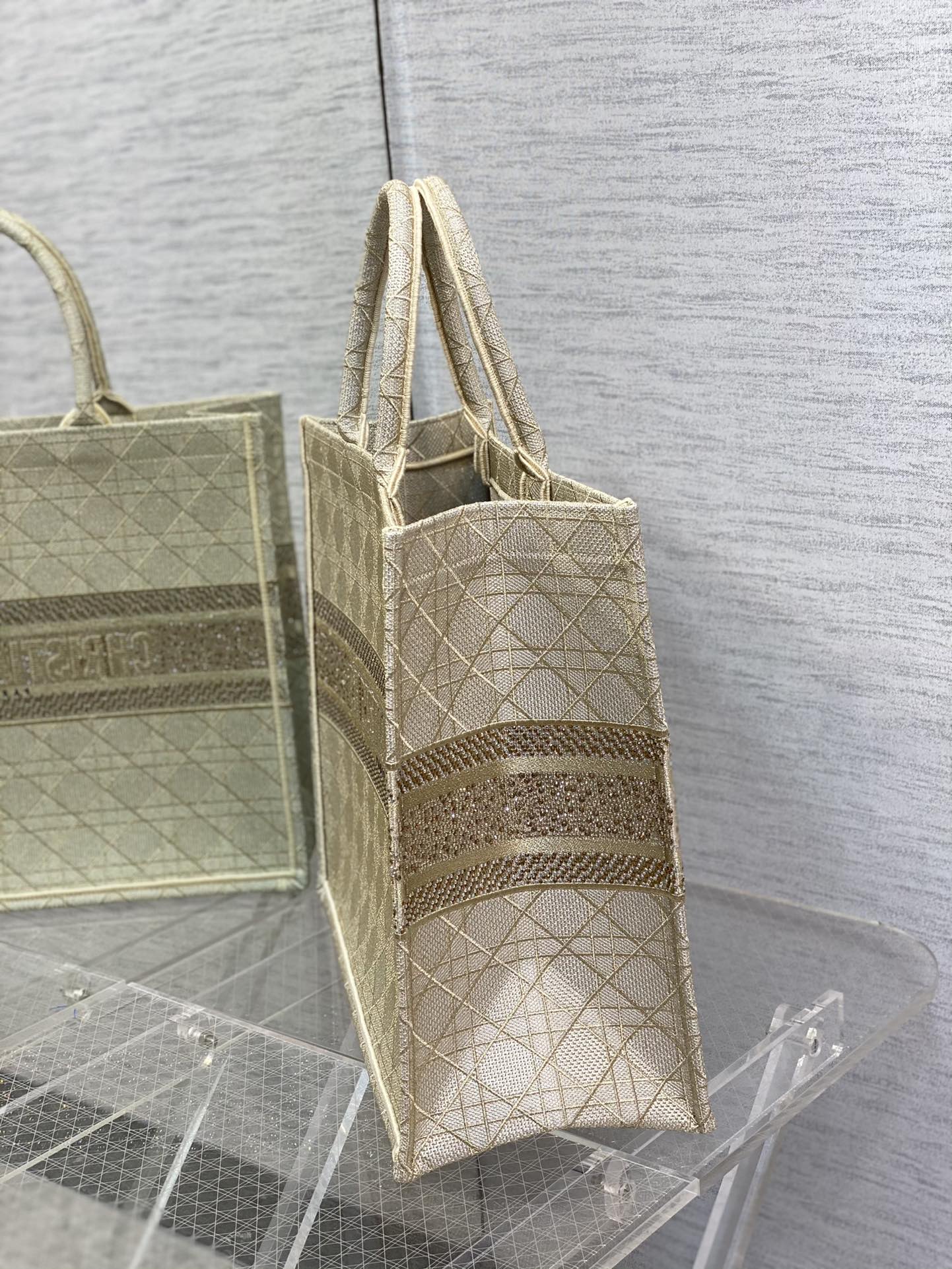 迪D家 Book Tote-大號41.5cm-刺繡