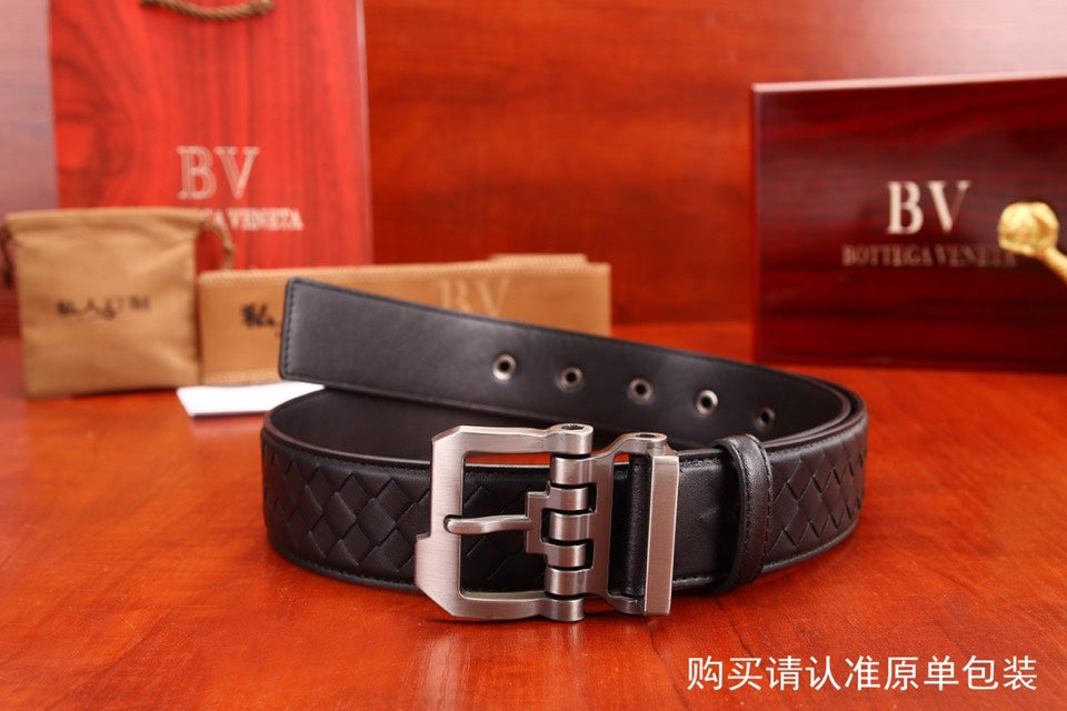B編織-皮帶-3.4cm-男款