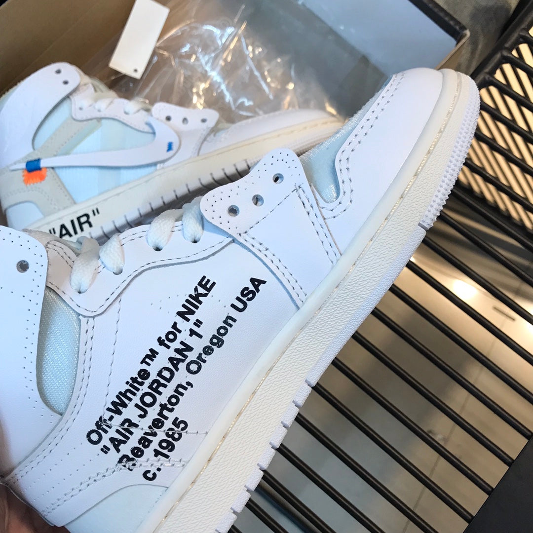 N1K-Air Jordan AJ1 高筒板鞋 休閒鞋 白色