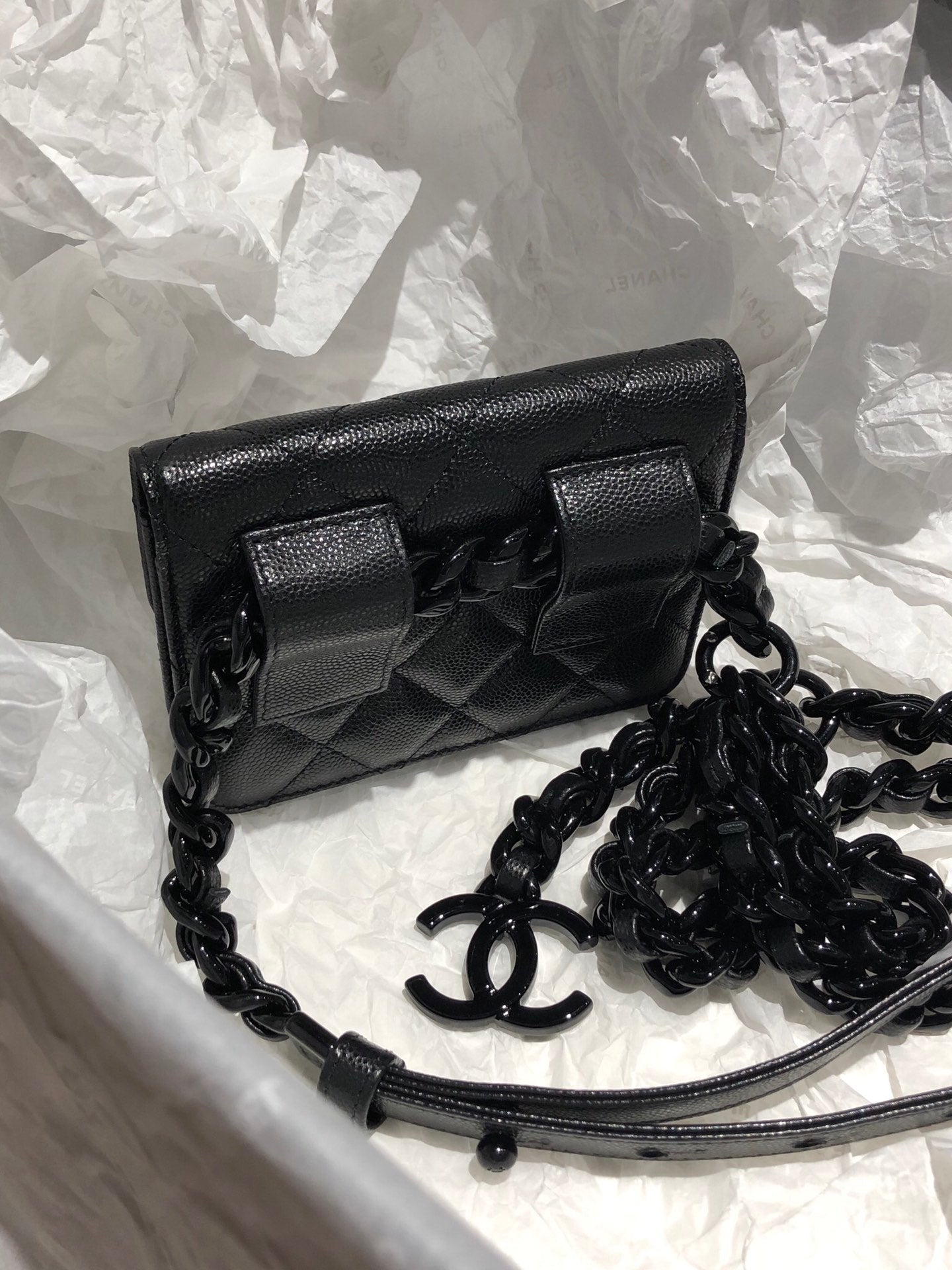 Chanel 黑色卡包