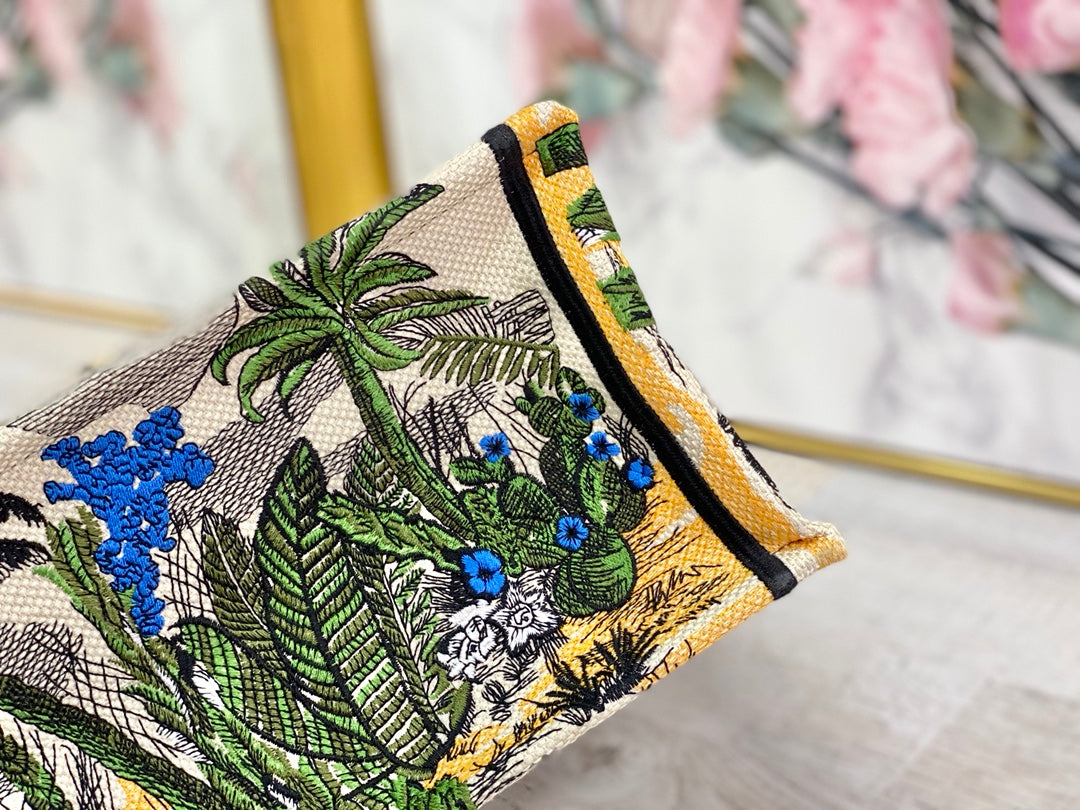 Dior Book Tote-大號41.5cm-綠椰子樹