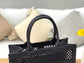 Dior Book Tote-小號36.5cm-黑色網格