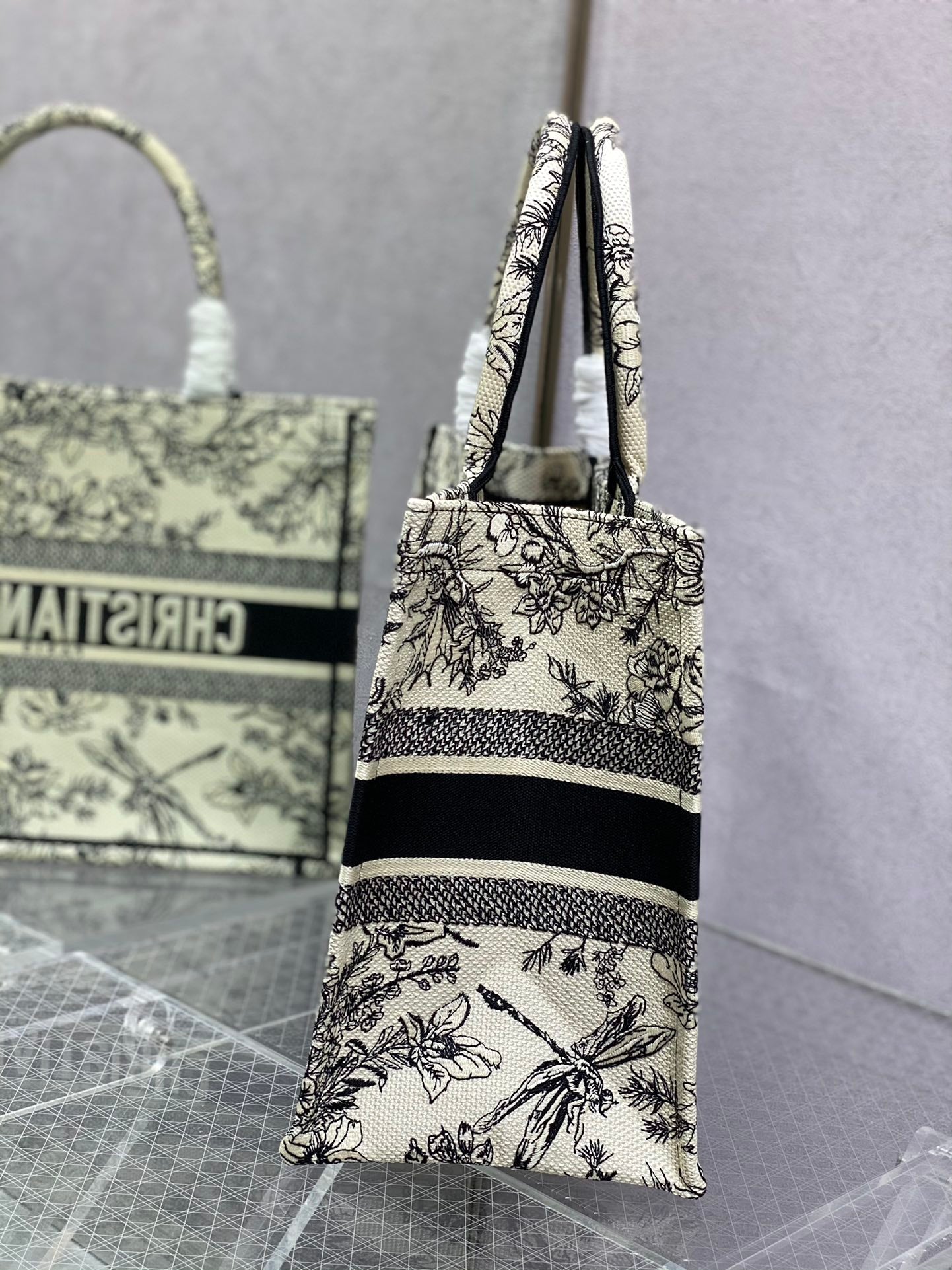 Dior Book Tote-小號36.5cm-  蜻蜓系列