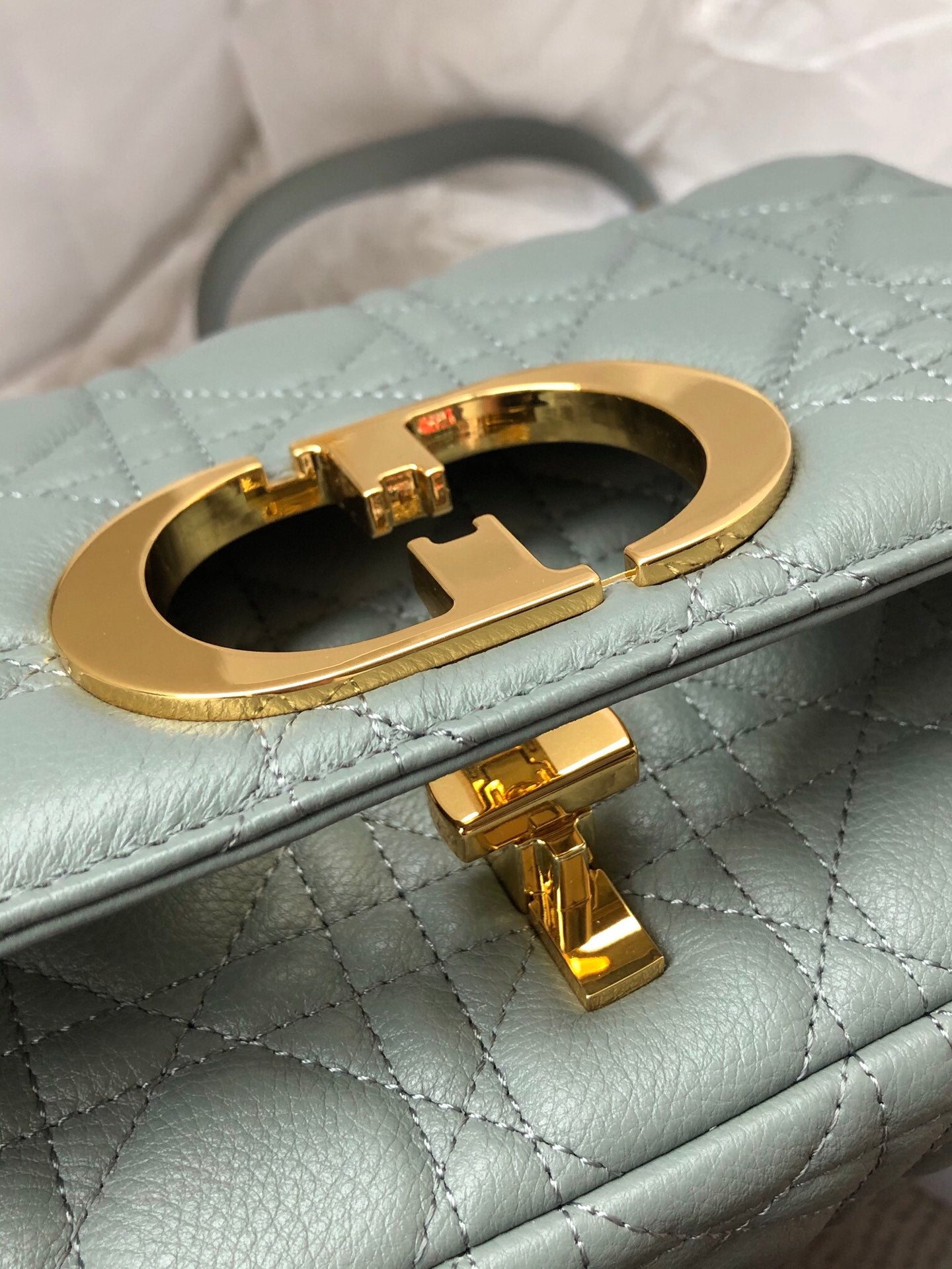 Dior Caro 小號20cm-岩石灰