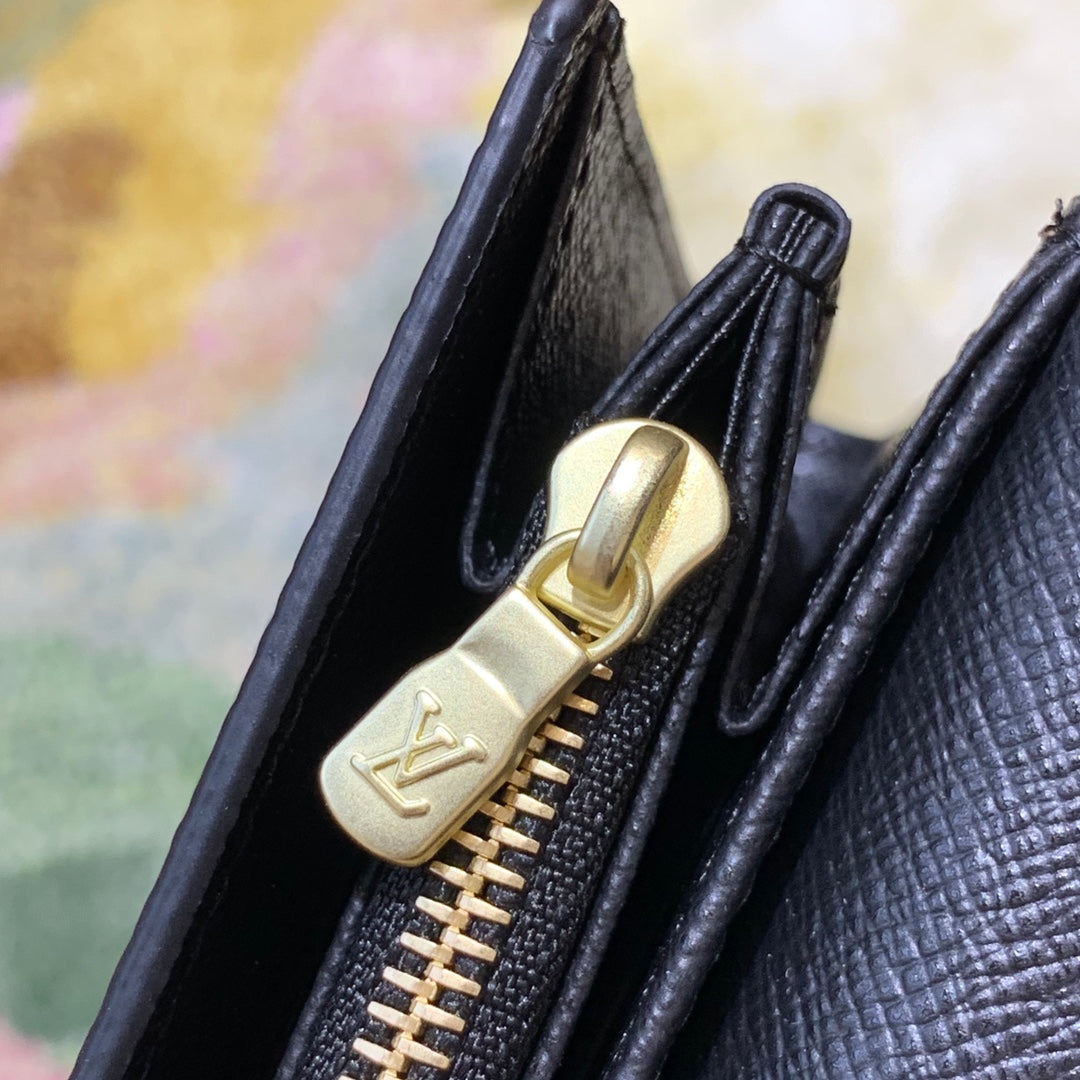LV M80726黃花 SARAH 翻蓋長夾
