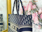 Dior Book Tote-小號36.5cm-深藍老花
