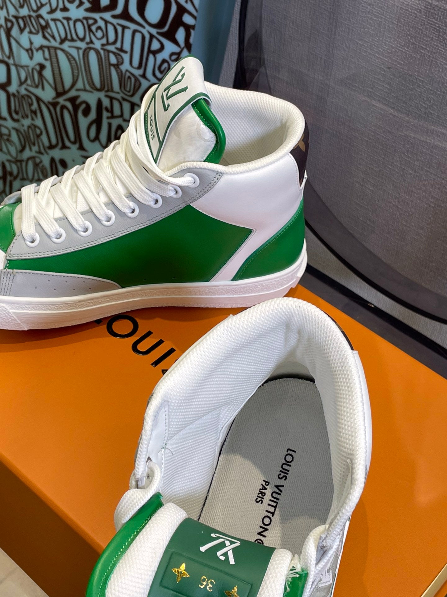 LV鞋-LV Trainer 高筒 休閒鞋